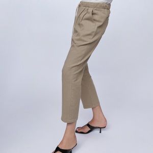Zara pants with tie